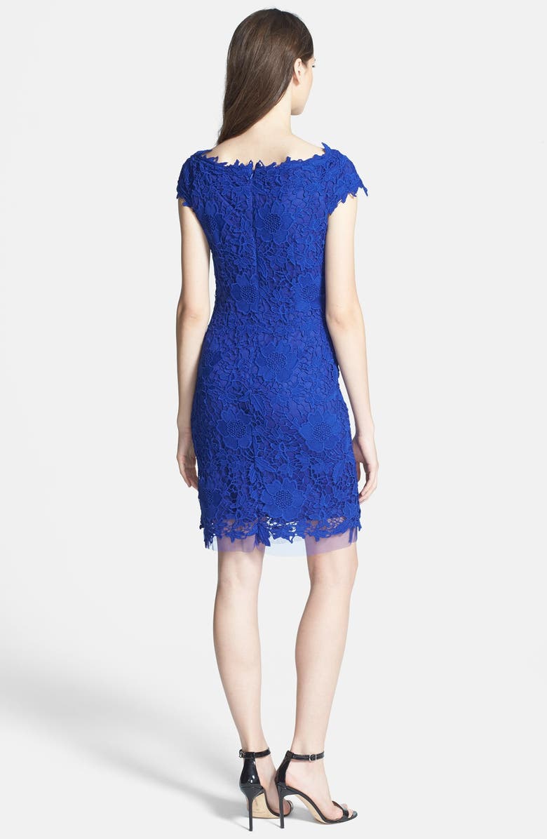 Betsy & Adam Lace Sheath Dress, Alternate, color, 