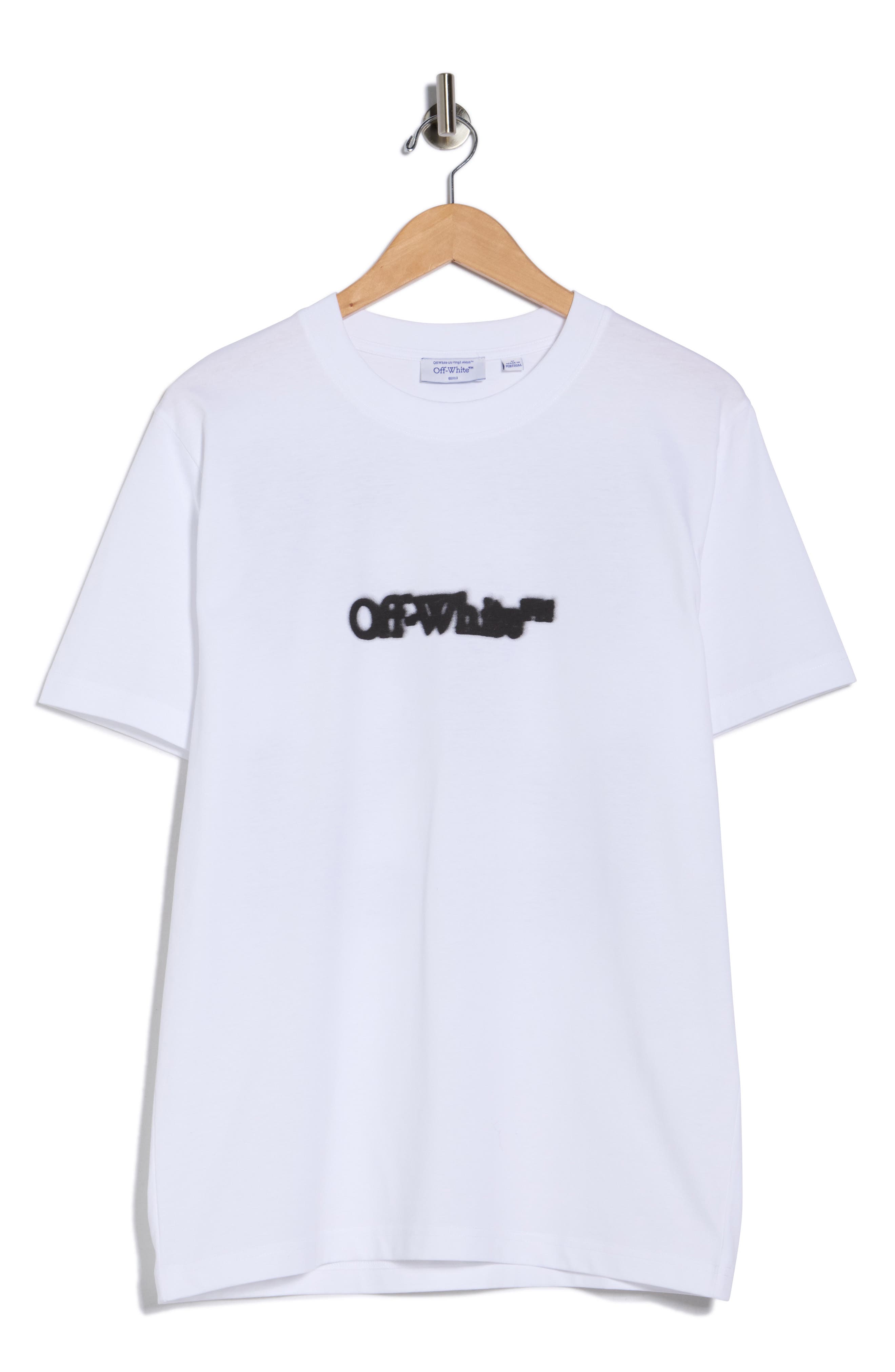 Off-white Spray Paint Arrow Graphic Slim T-shirt
