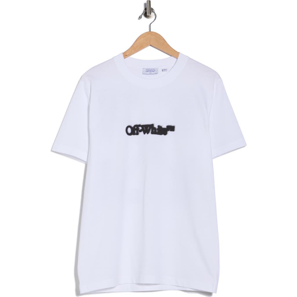 Off-white Spray Paint Arrow Graphic Slim T-shirt