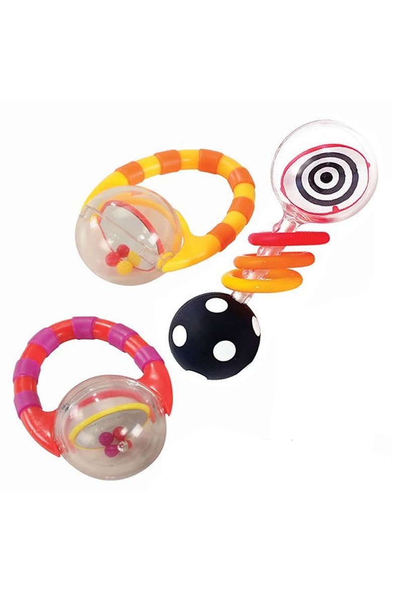 Baby Grasp & Explore Textured Rattle Set, Alternate, color, Multicolored