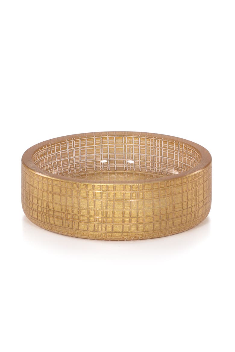 Weaver Soap Dish, Alternate, color, GOLD