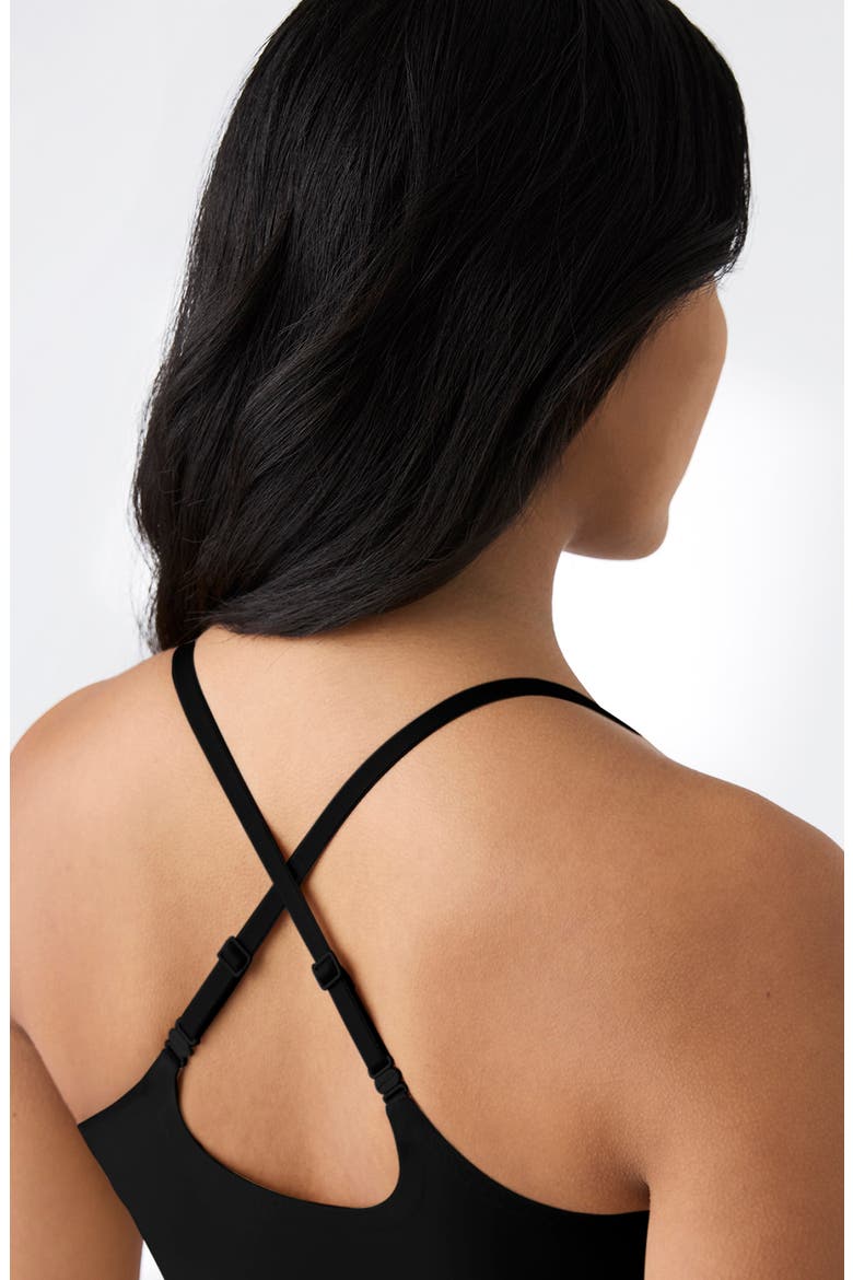 True Body Every Day Smoothing Bodysuit, Alternate, color, BLACK