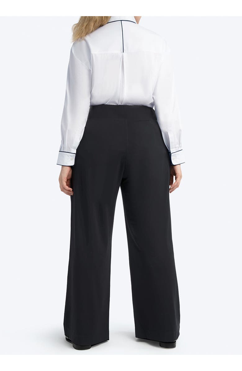 SEE ROSE GO Multitasker Wide Leg Pant Plus Size, Alternate, color, Black