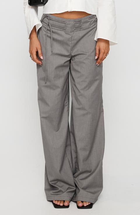 パンツ ETRO Women Straight Pants WRNB0013 GREY Etro - Paisley jersey wide-leg pants Etro