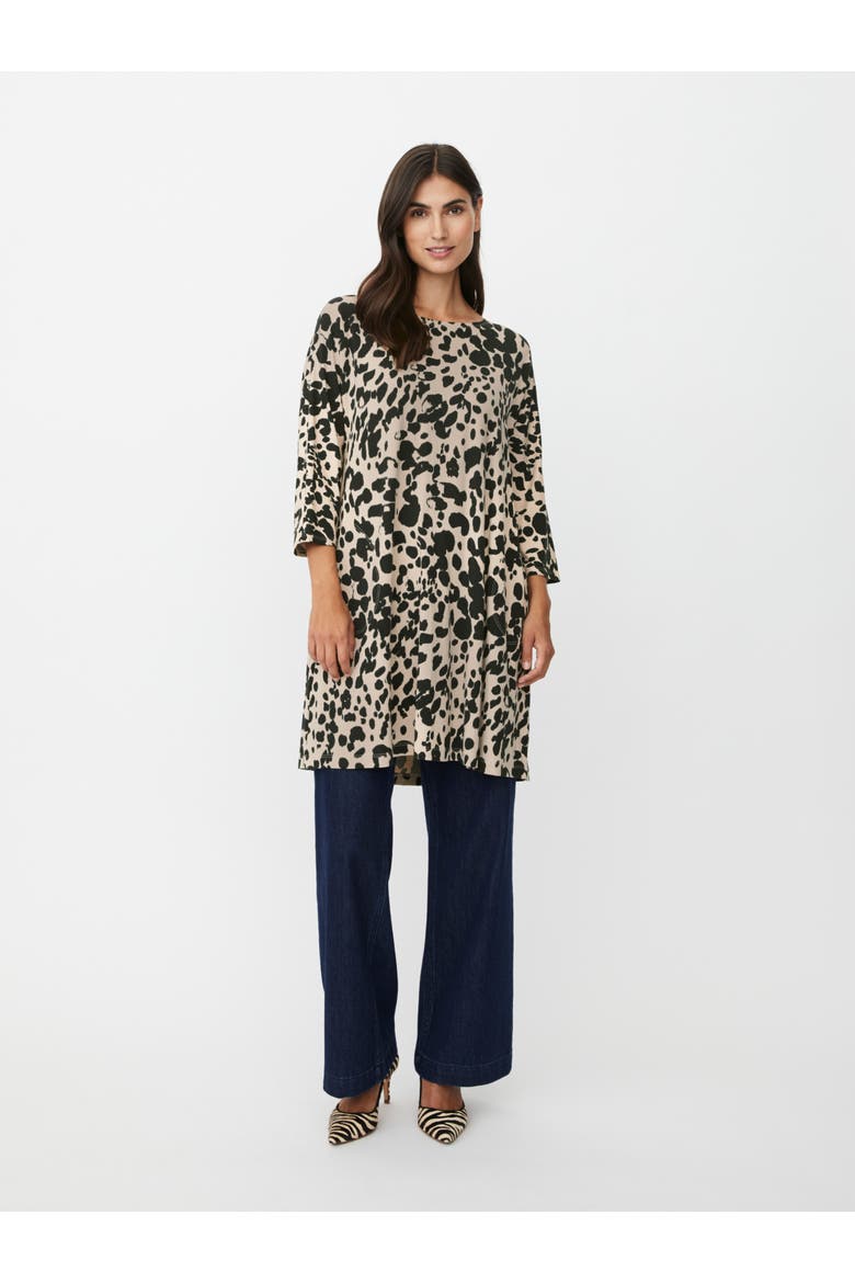 Gertine Printed Tunic, Main, color, Oxford Tan