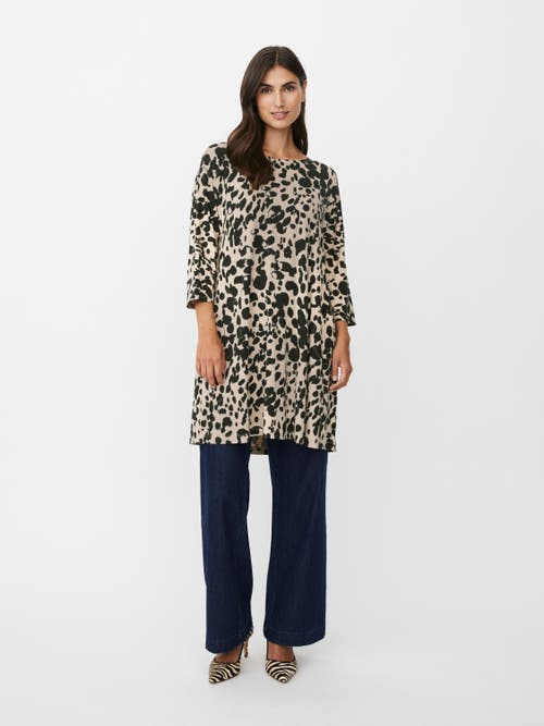 Masai Copenhagen Gertine Printed Tunic In Brown