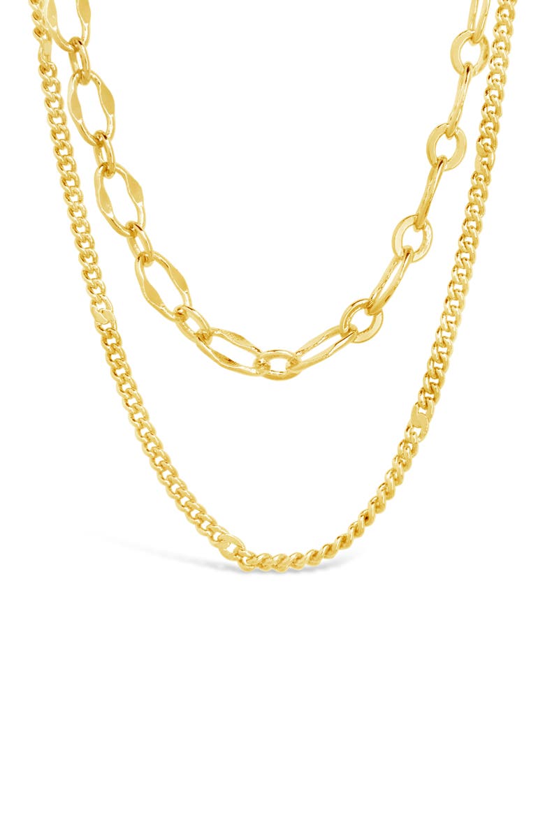 Serenity Layered Necklace, Alternate, color, GOLD