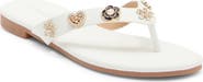 TOP MODA Bessie Embellished Flip Flop