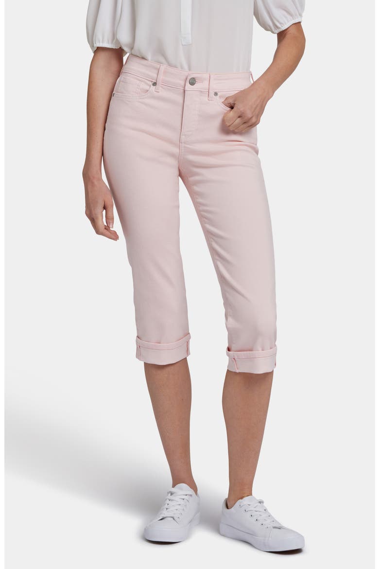 Marilyn Straight Leg Capri Jeans, Main, color, CRYSTAL PINK