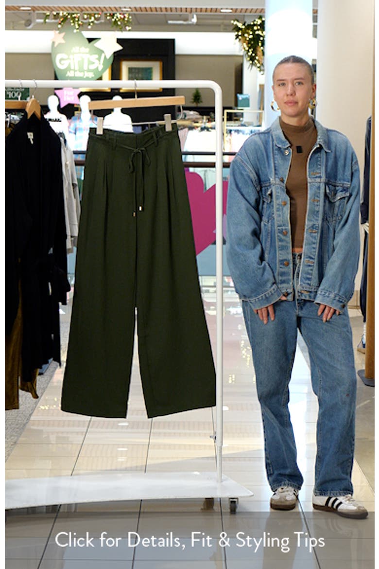 Belted Wide Leg Pants video