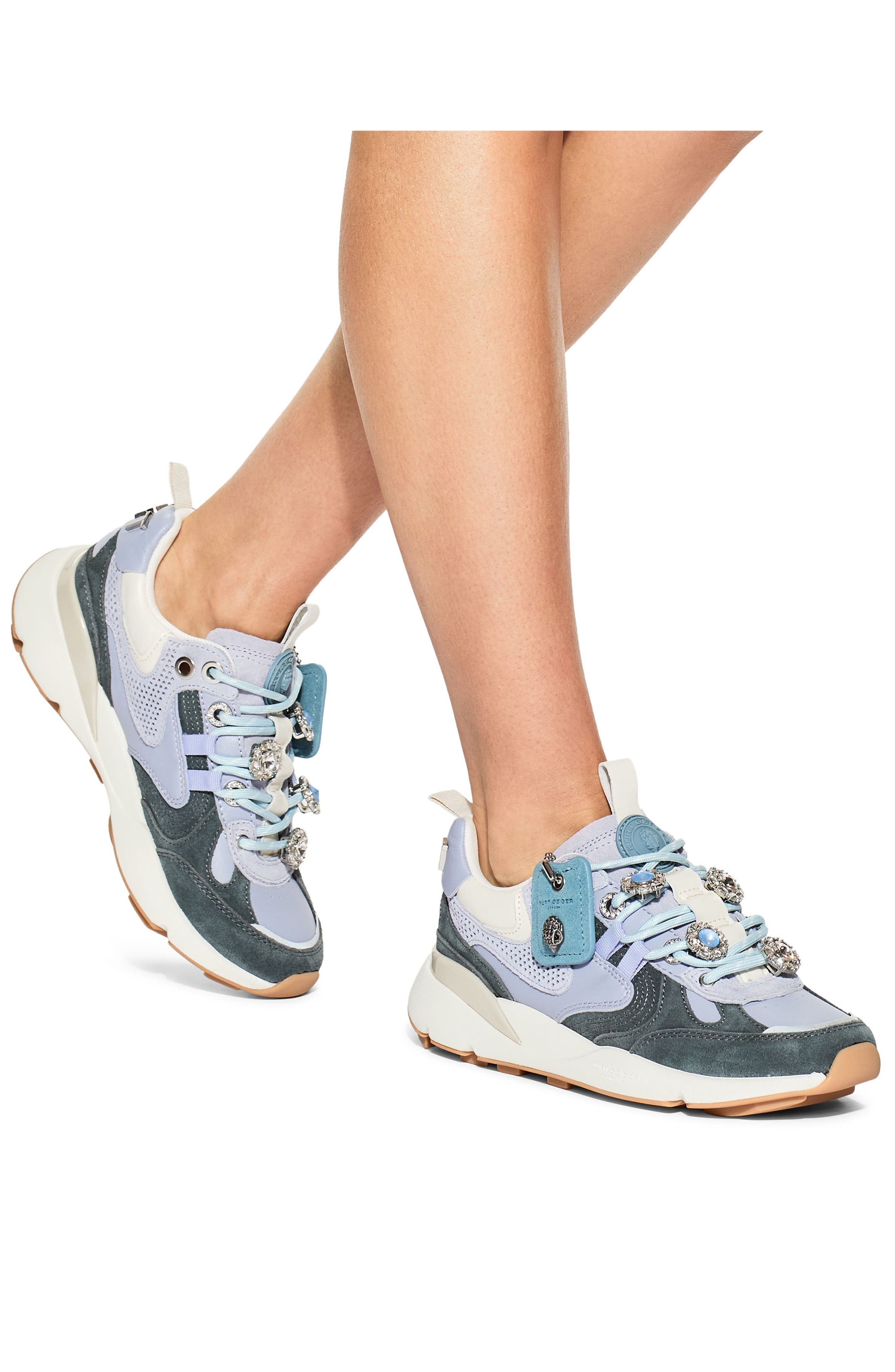 Kurt Geiger London Kurt Chunky Sole Sneaker, Alternate, color, Light/ Pastel Purple