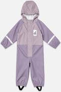 Deux par Deux Rain Reflective Strip Adjustable Suspender Overalls