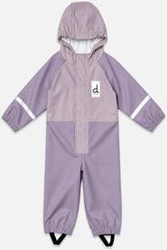 Deux par Deux Rain Reflective Strip Adjustable Suspender Overalls