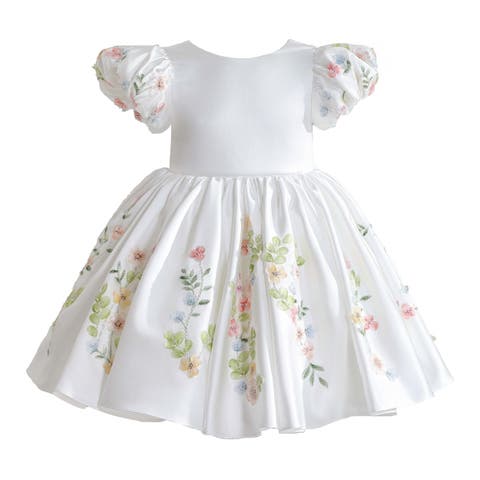 Kiara Floral Embroidered Dress