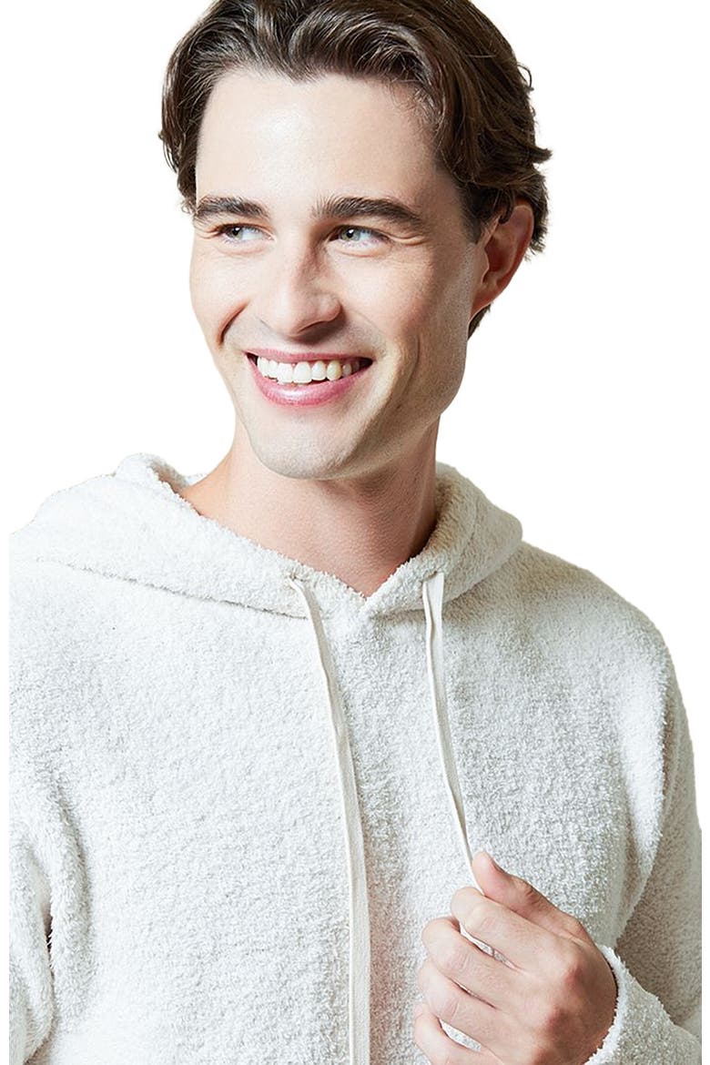Ultra-Soft Men's Marshmallow Hooded Sweatshirt, Alternate, color, Almond