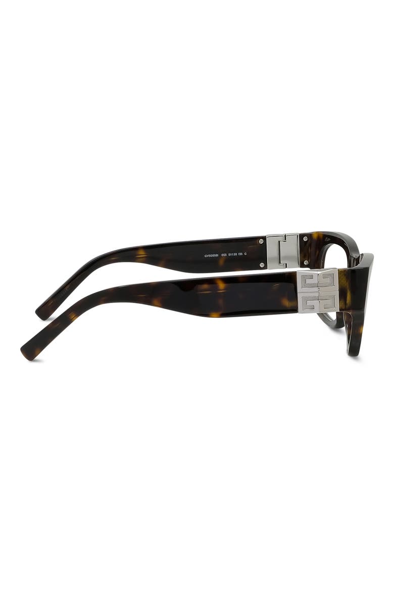 4G 52mm Square Optical Glasses, Alternate, color, BLONDE HAVANA