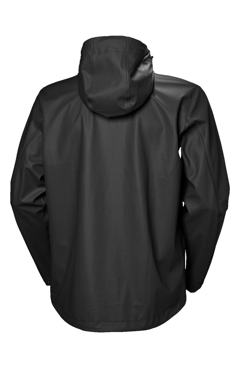 Helly Hansen Moss Waterproof Rain Jacket, Alternate, color, Black