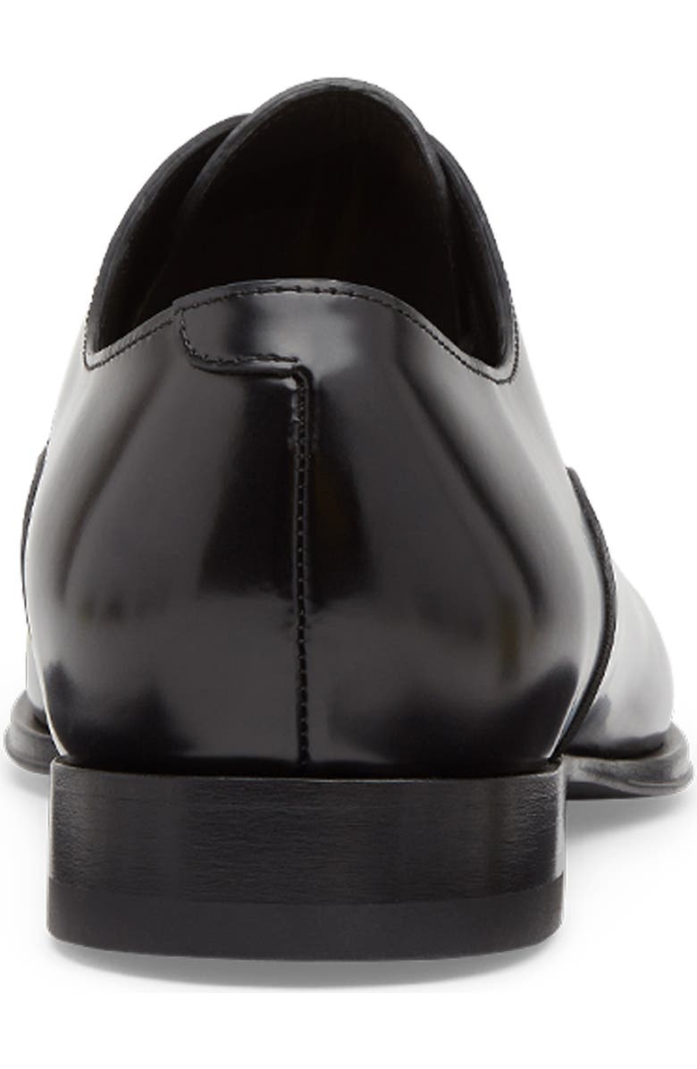 Fendi Calfskin Leather Oxford, Alternate, color, Nero