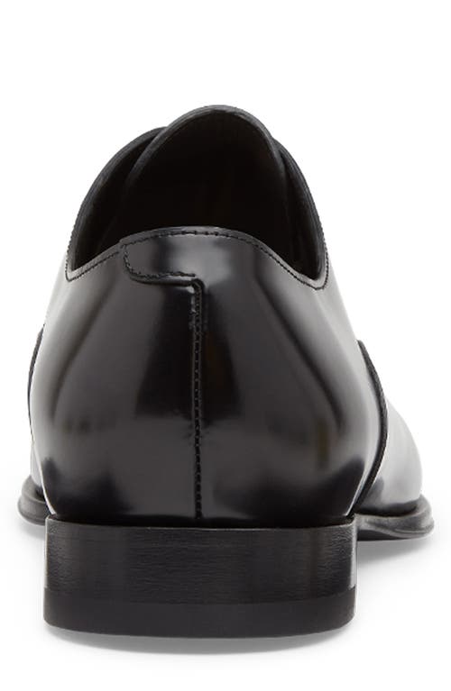 Fendi Calfskin Leather Oxford In Nero