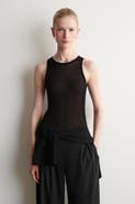 COS Ribbed Silk Tank Top