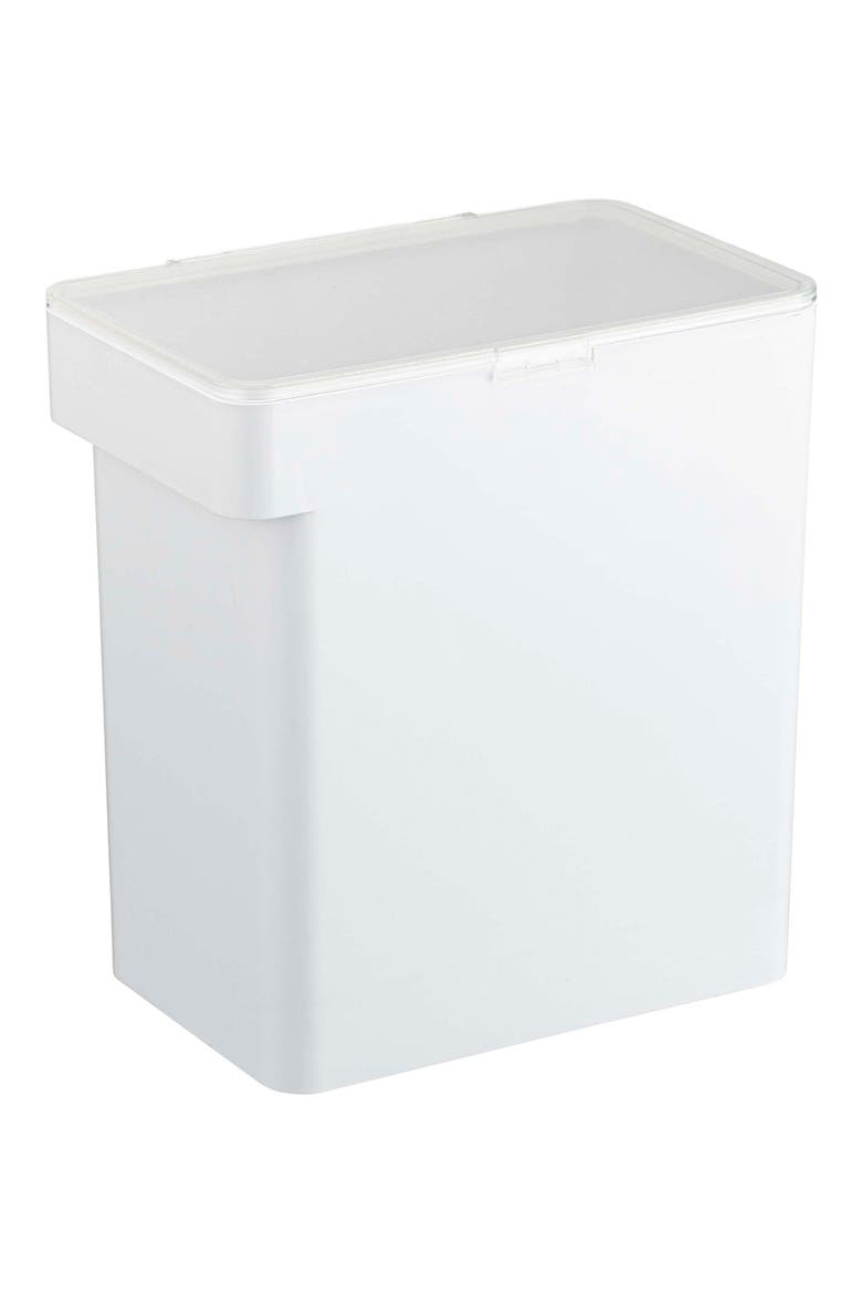 Large Airtight Pet Food Storage Container, Main, color, WHITE