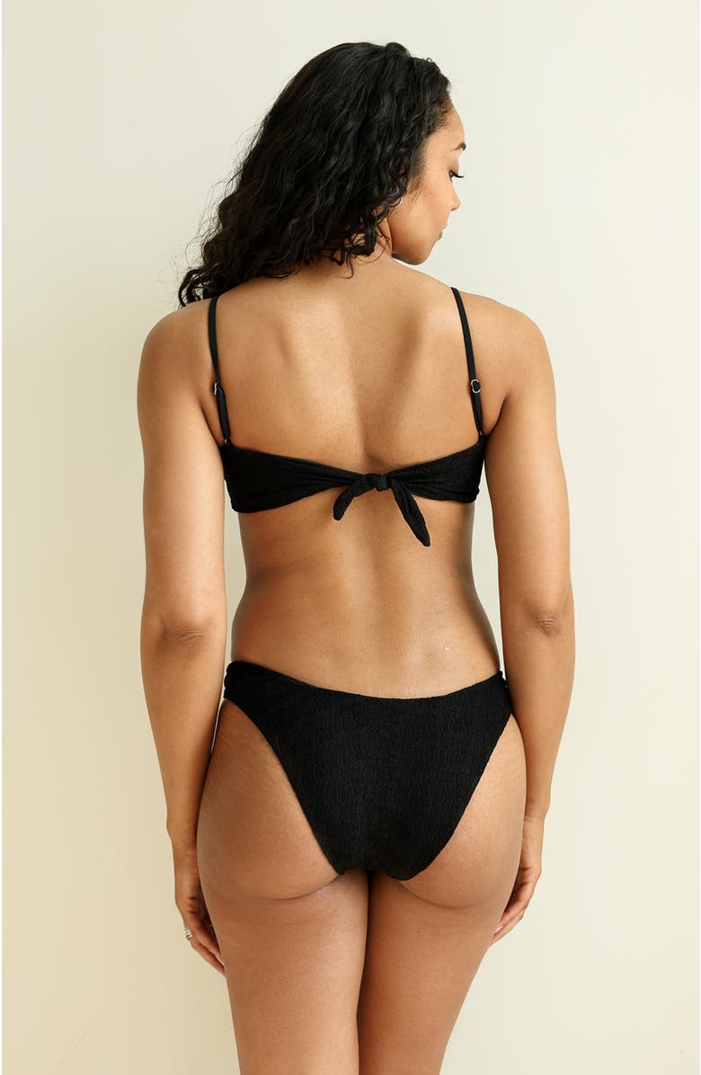 Dippin Daisys North Shore Cheeky Bikini Bottom, Alternate, color, Lace Black