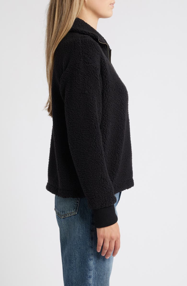 Caslon<sup>®</sup> Brushed Fleece Jacket, Alternate, color,