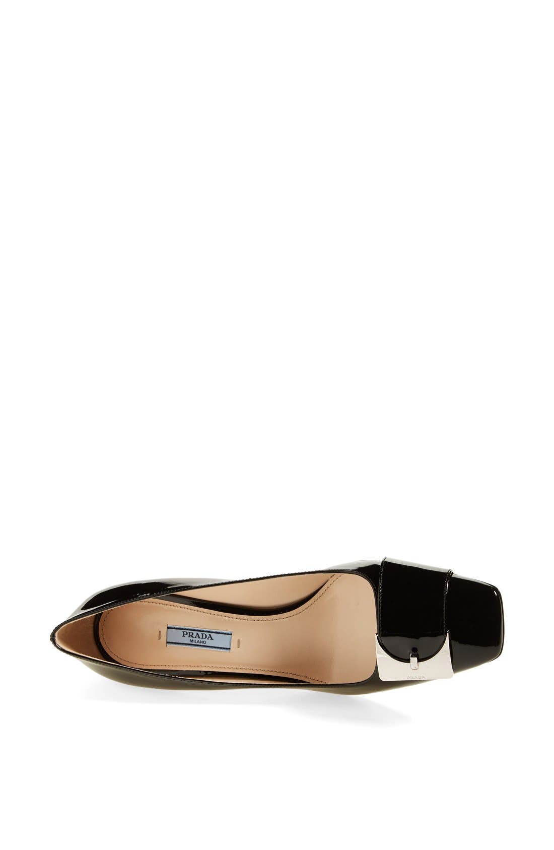 Buckle Pump, Alternate, color, BLACK