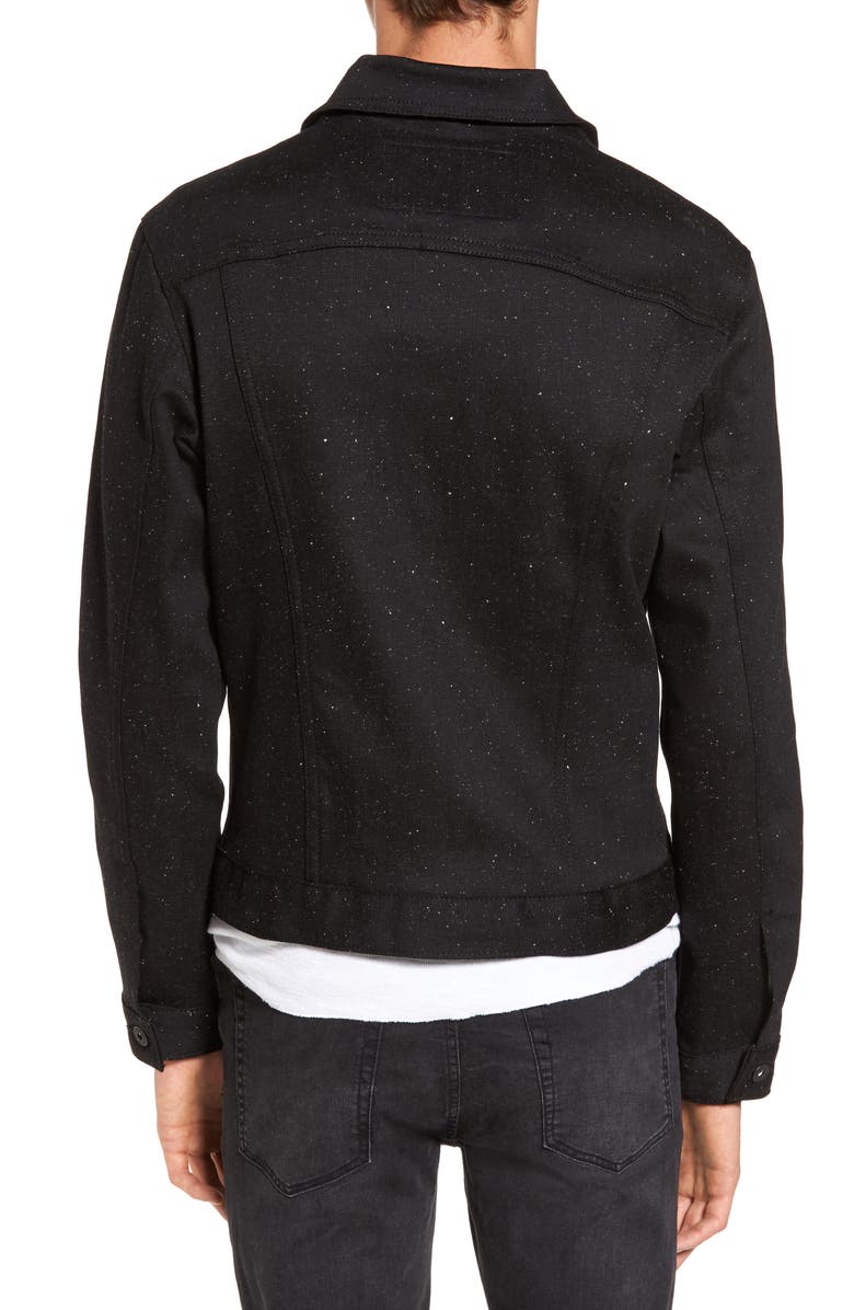 Naked & Famous Denim Flecked Denim Jacket, Alternate, color,
