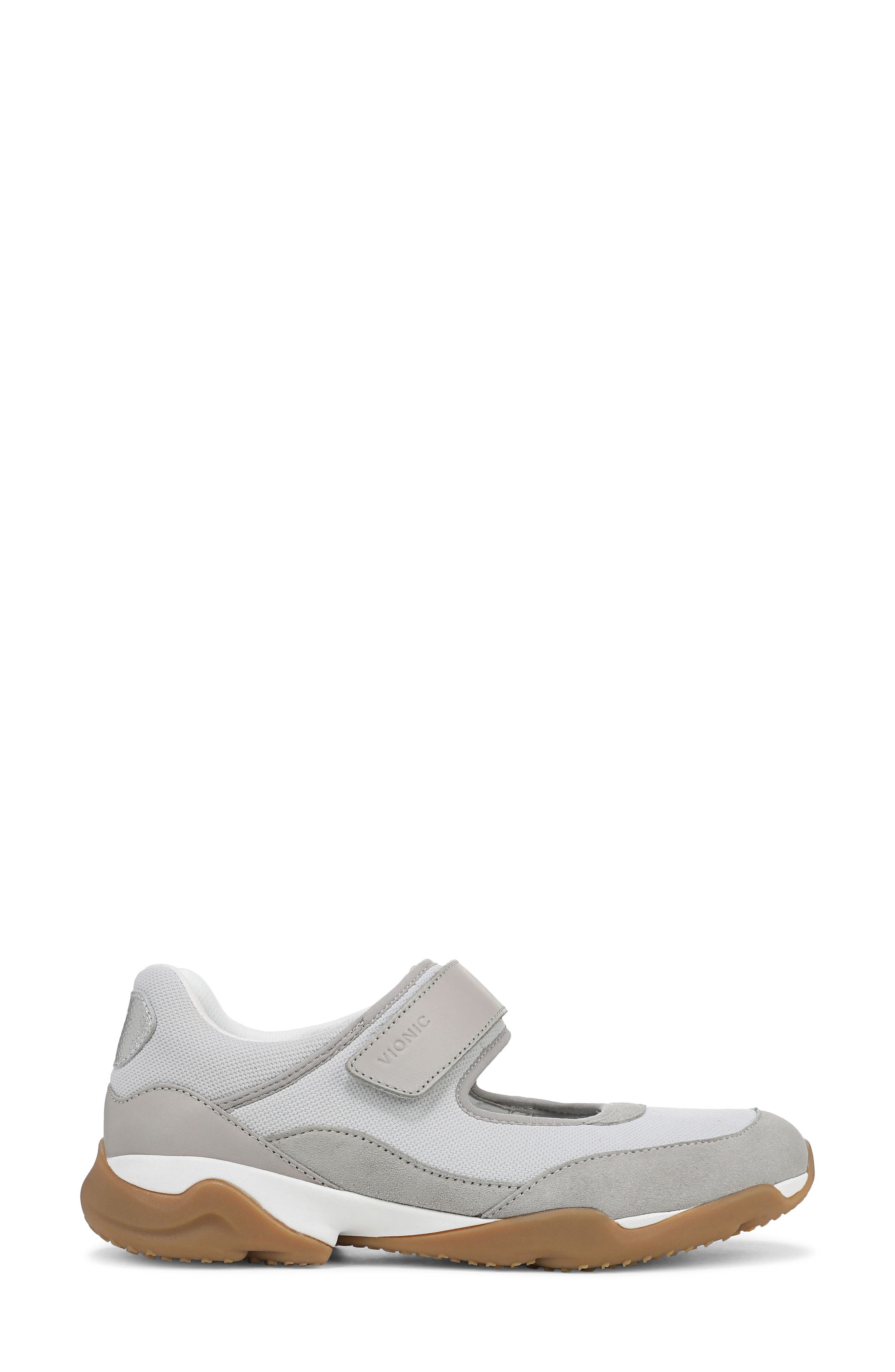 Vionic Walk Slim Giselle Mary Jane Sneaker, Alternate, color, Vapor Grey