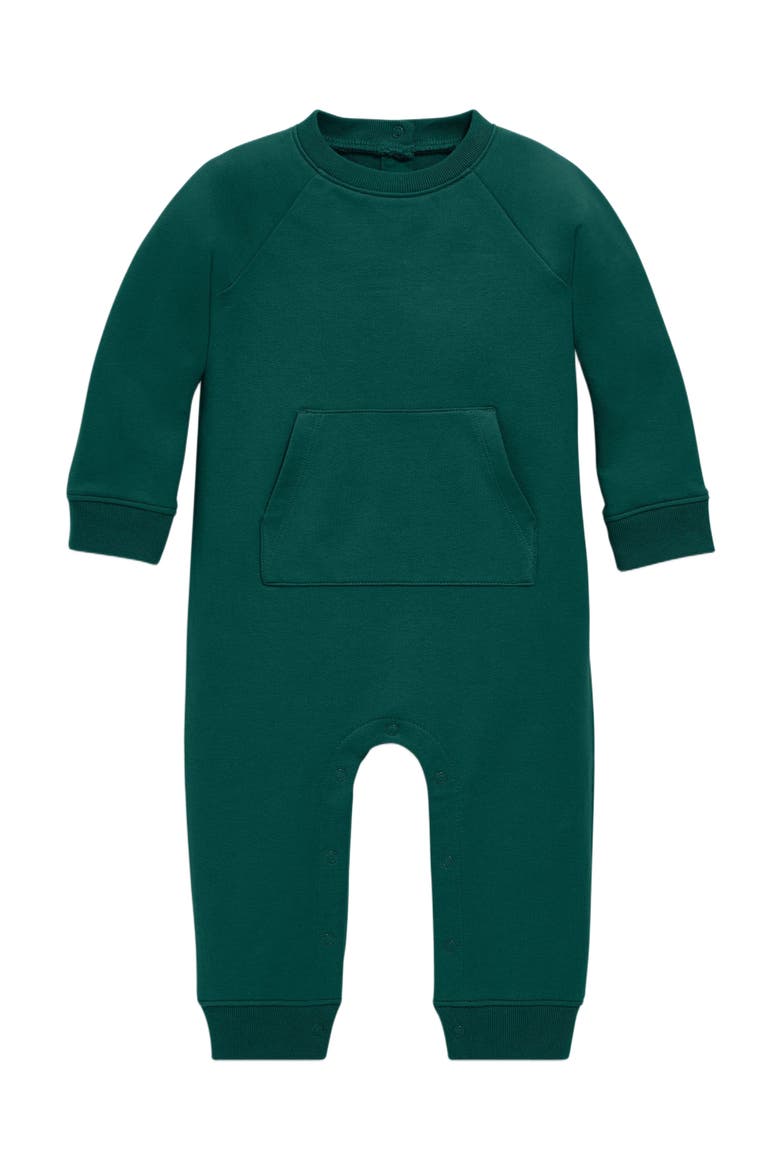 Baby Sweatshirt Romper, Main, color, Ivy
