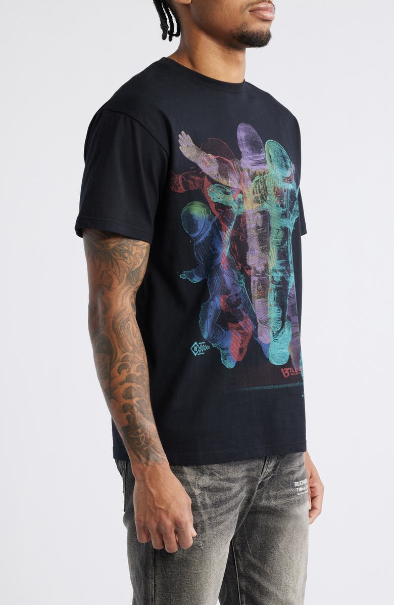 Billionaire Boys Club BB Astro Lines Graphic T-Shirt, Alternate, color, Black
