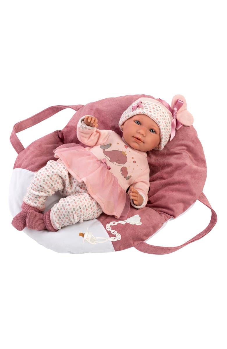 Llorens Selena 17" Crying Articulated Baby Doll, Main, color,