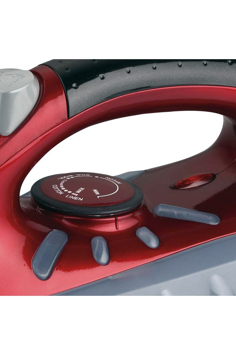Full Size Steam / Spray / Dry Iron in Red, Alternate, color, Red