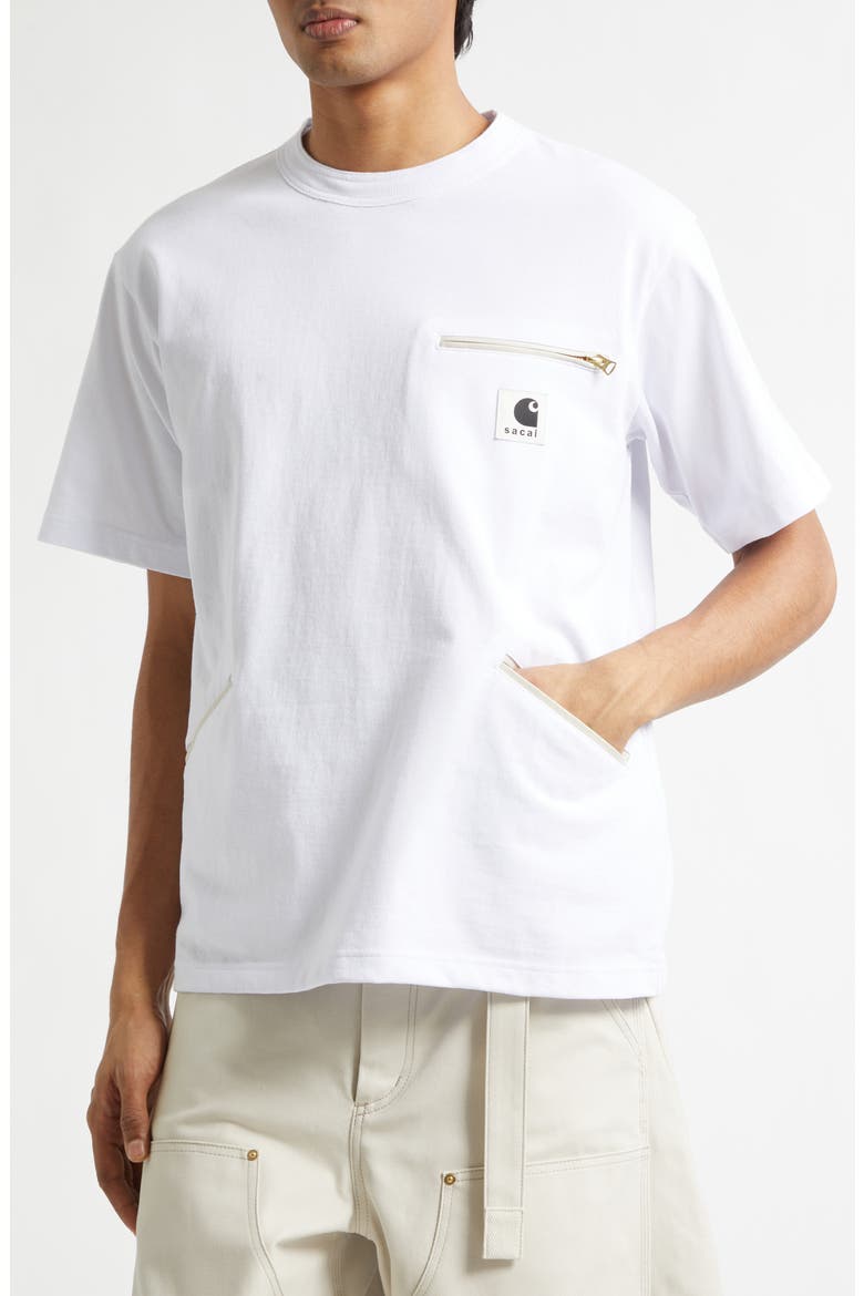 Carhartt WIP Cotton Jersey T-Shirt, Alternate, color, WHITE