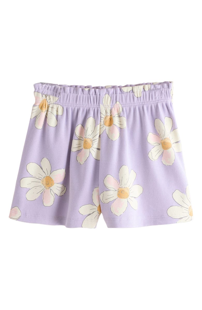 NEXT 5-Pack Stretch Cotton Frill Hem Shorts, Alternate, color, Neutral