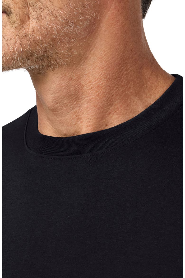 Palmer Solid Pima Cotton T-Shirt, Alternate, color, BLACK