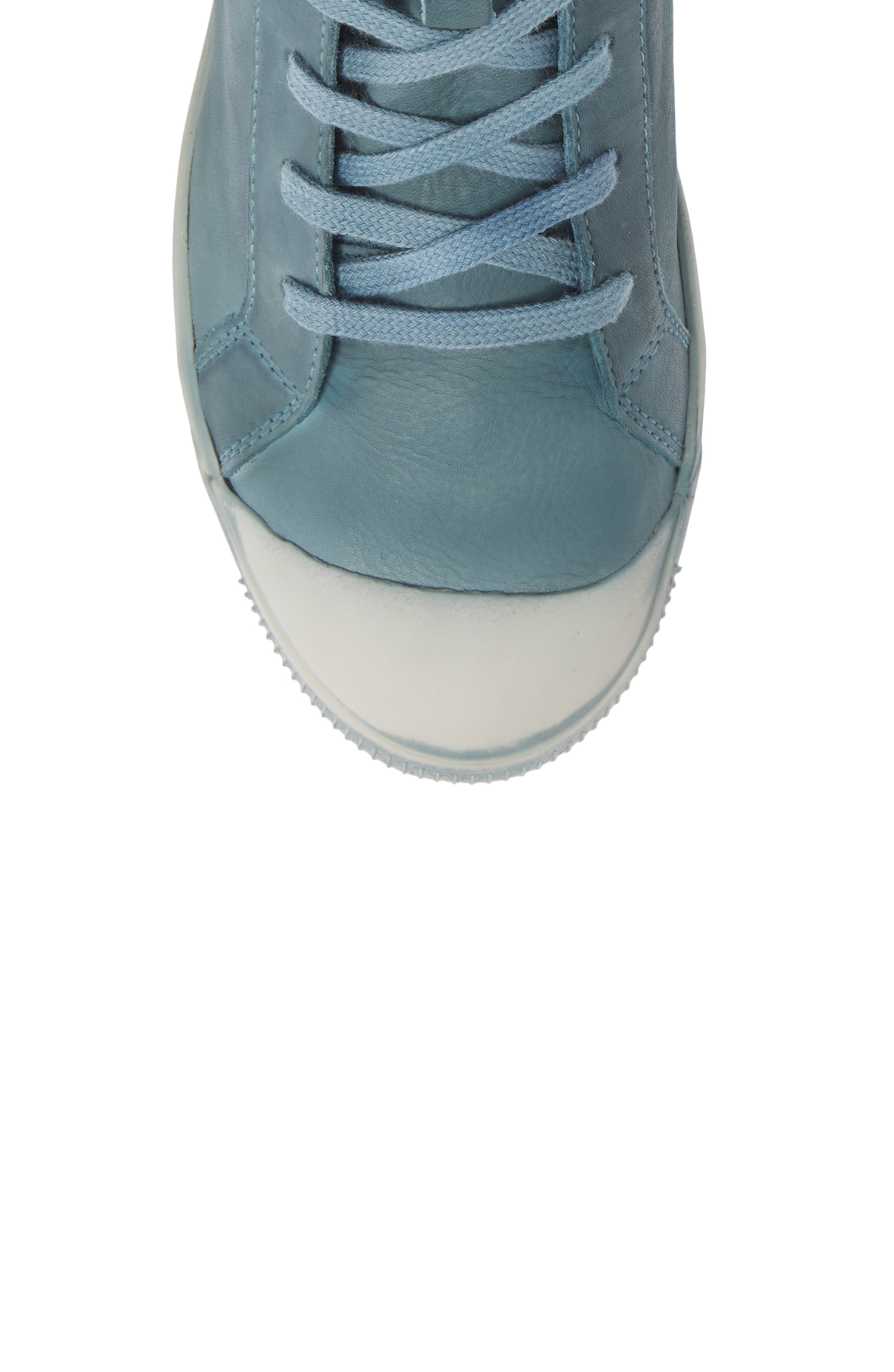 Kip High Top Sneaker, Alternate, color, NUDE BLUE WASHED LEATHER