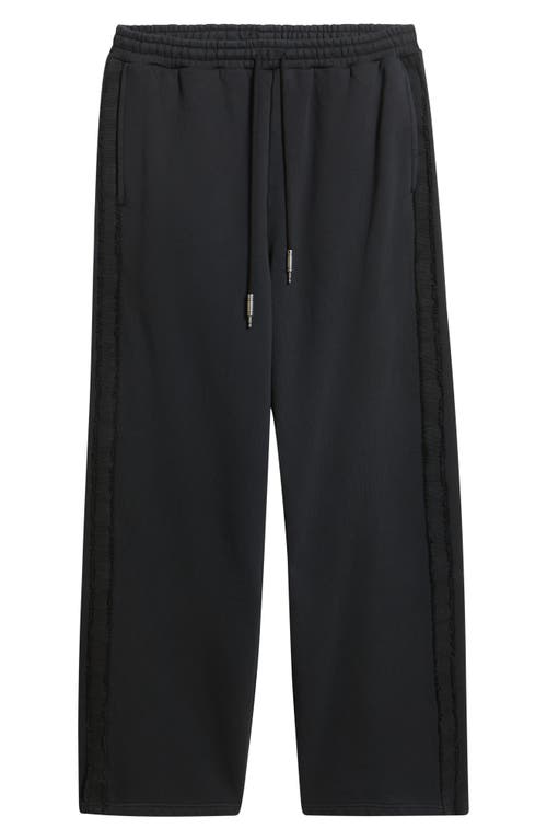 Elwood Metal Cotton Terry Sweatpants In Black