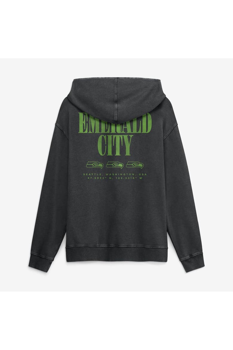 Men's Fanatics Black Seattle Seahawks Relaxed Intense Rivalry French Terry Hoodie, Alternate, color, Black
