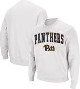 COLOSSEUM Men's Colosseum White Pitt Panthers Arch & Logo Sweatshirt