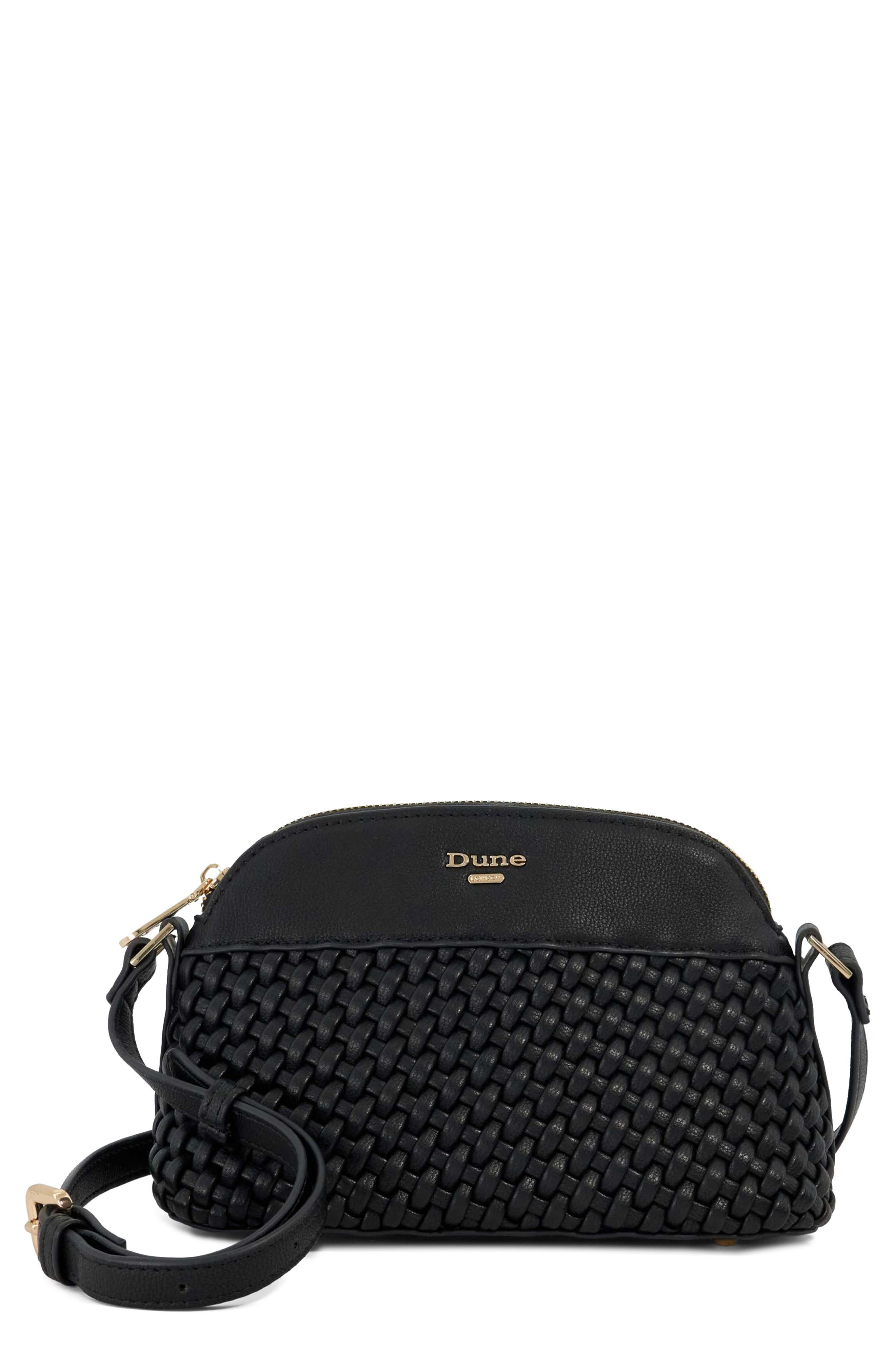 Dune London Distinct Faux Leather Crossbody Bag, Main, color, 