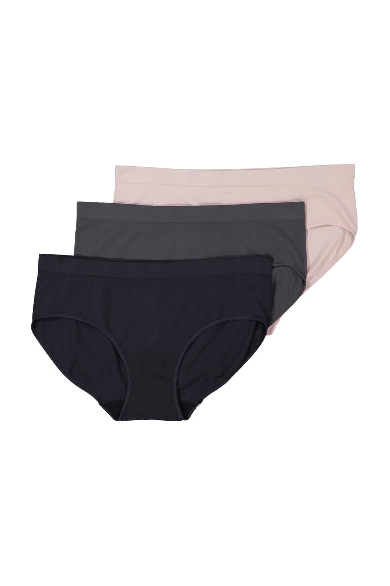Comfy Undies  Midi Bikini, Main, color, Black, Asphalt, Mushroom