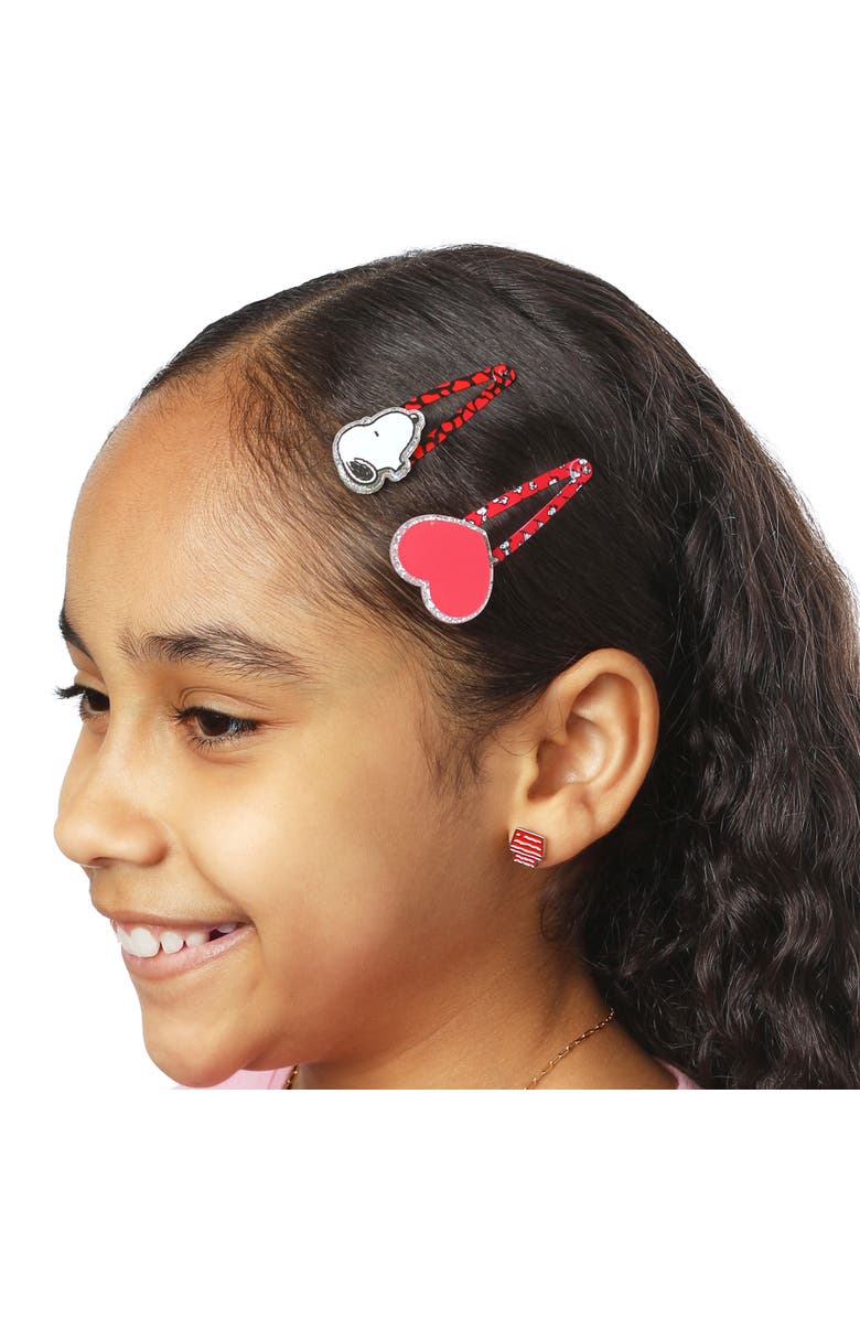 PEANUTS Woodstock and Snoopy Hair Clips 8-Piece Set, Alternate, color,