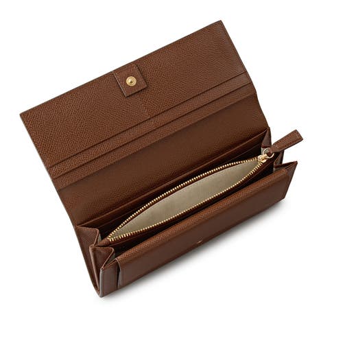 Radley Picton Place Large Flapover Wallet In Brown