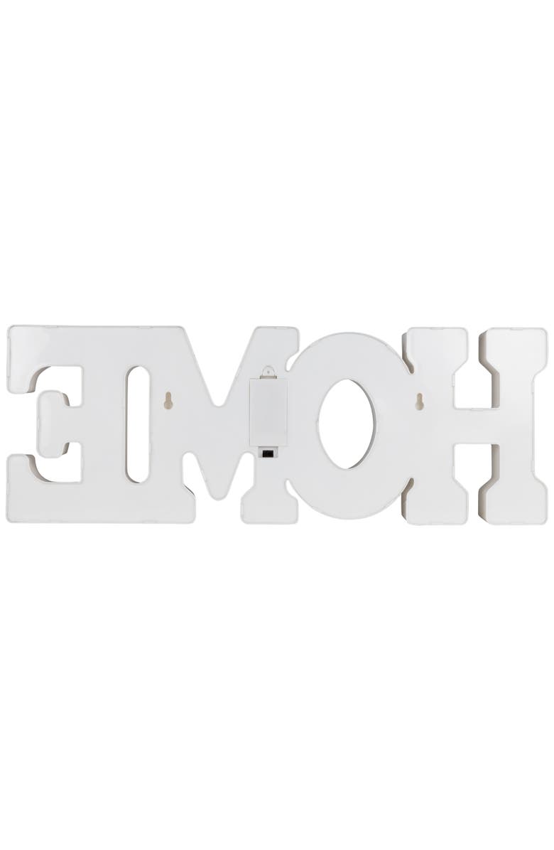 Northlight LED LIghted Home Marquee Wall Sign - 20.5" - White, Alternate, color, White