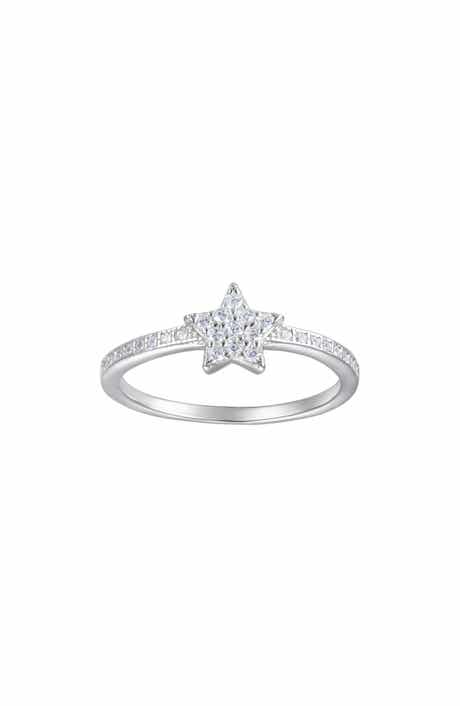 FZN Kids' Cubic Zirconia Pavé Star Ring