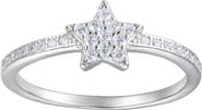 FZN Kids' Sterling Silver Star Eternity Ring
