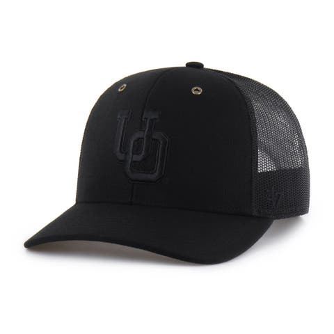 Men's Carhartt x '47 Black Oregon Ducks Trucker Adjustable Hat