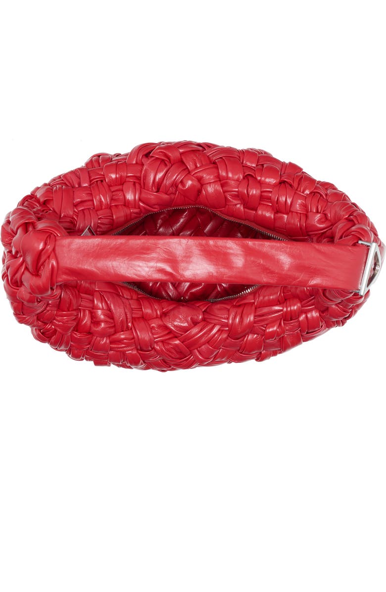 Bottega Veneta BV Banana Woven Leather Shoulder Bag, Alternate, color,